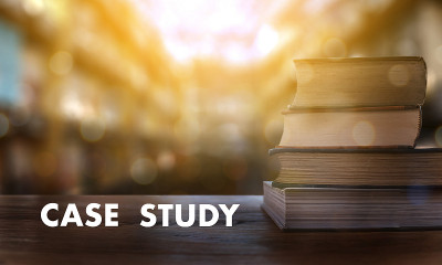 案例研究概念书在图书馆与老大学生学习学习和阅读
