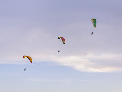 Paramotors飞行