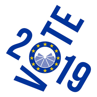 欧洲议会选举2019矢量海报