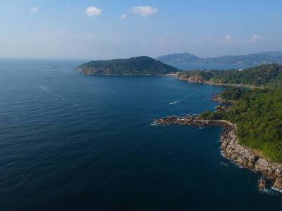 泰国普吉岛全景鸟瞰图