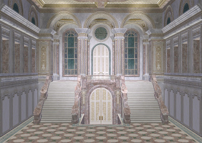 3D渲染童话城堡