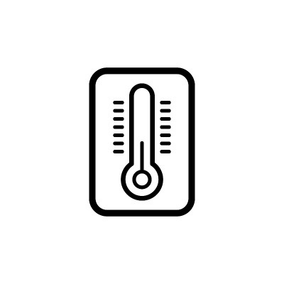 温度计图标平面矢量模板设计流行