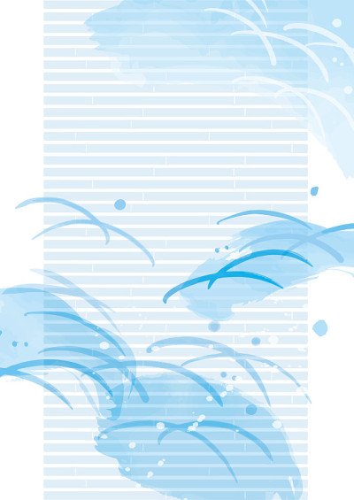漂亮的冷水彩背景(浅蓝色)