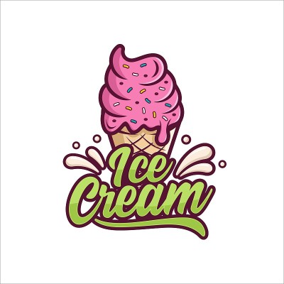 冰淇淋设计标志premium-2