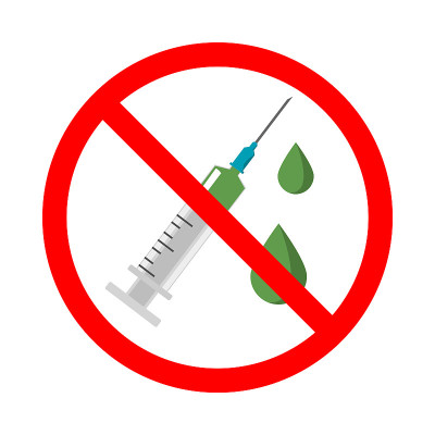注射器物品在红色禁令