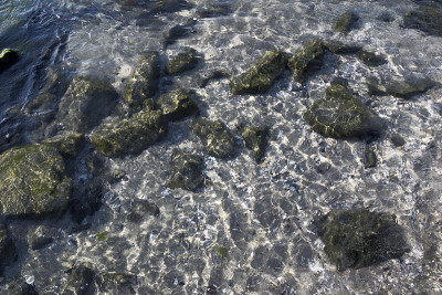 海滩附近的浅海