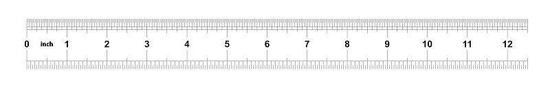 Ruler 12 inches, Imperial and Metric sistem size i