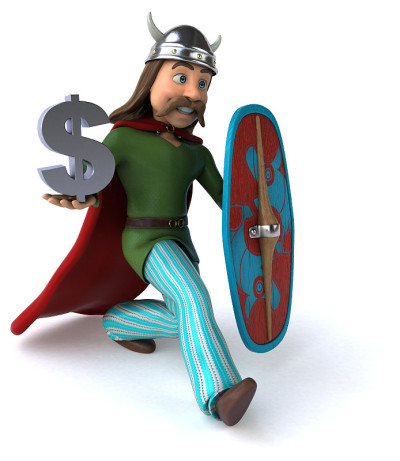 有趣的高卢- 3D插图
