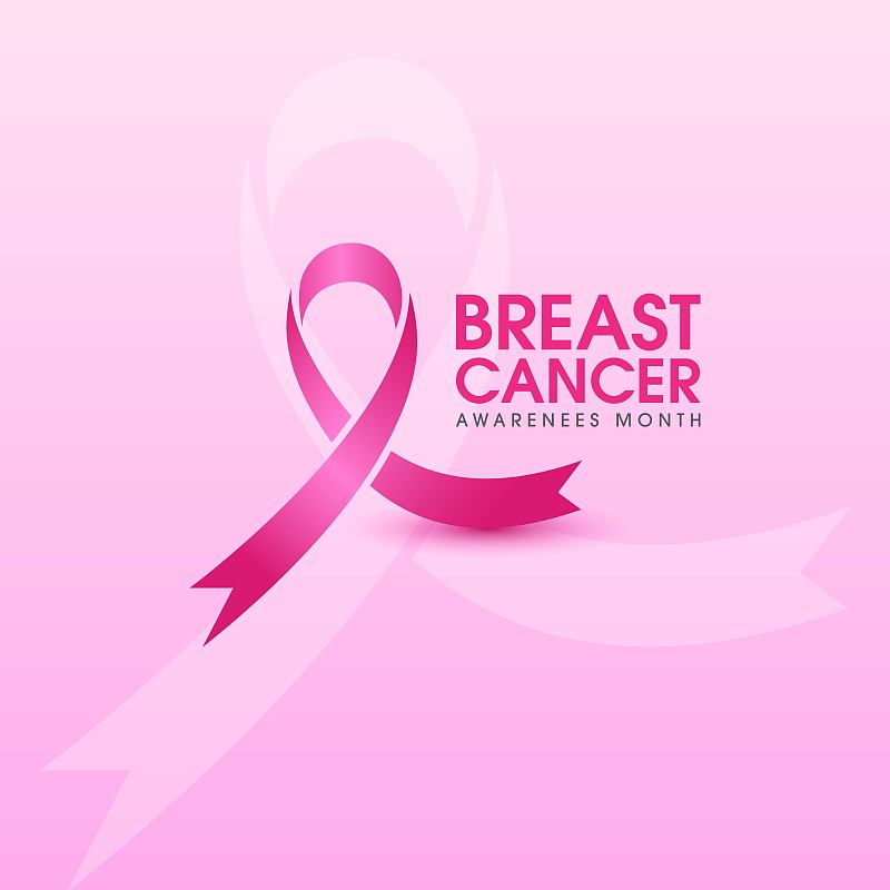 pink ribbon breast cancer icon