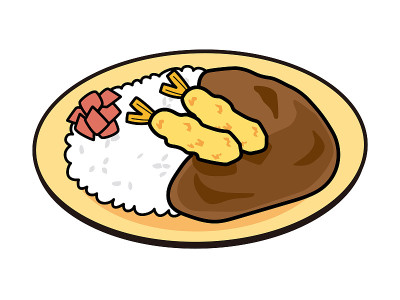 日式咖哩饭(炒咖哩虾)