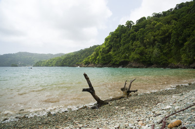 在海上风暴