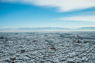 新泻市下大雪