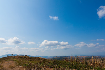 乡村天光泰国，风景秀丽。