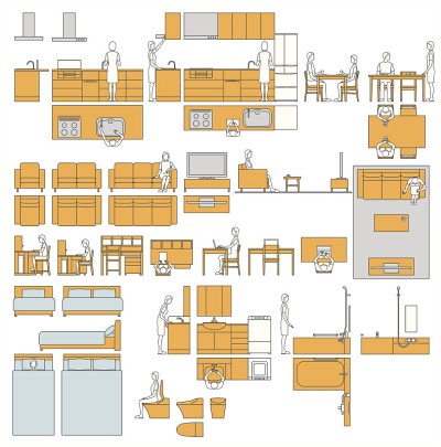 住房。房间。家具。布局