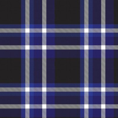 蓝色Ombre格子纹理无缝模式
