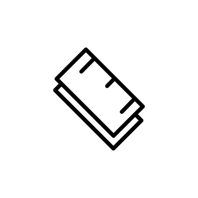 插图矢量图形的标尺图标模板