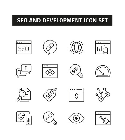 SEO和发展线图标设置