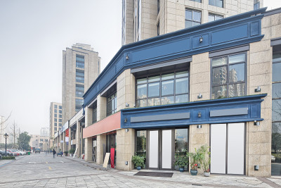 现代建筑的楼面