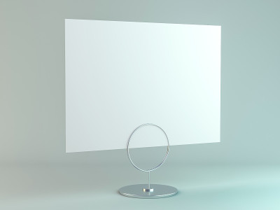 用白纸做小册子。模型3 d。