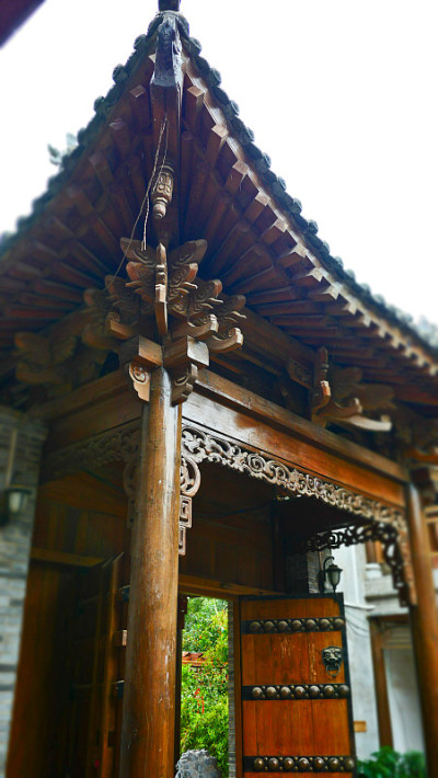 亚洲独特的东方建筑屋顶