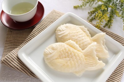 日本糖果，白色竹烧