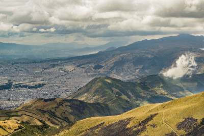 厄瓜多尔基多山脉景观