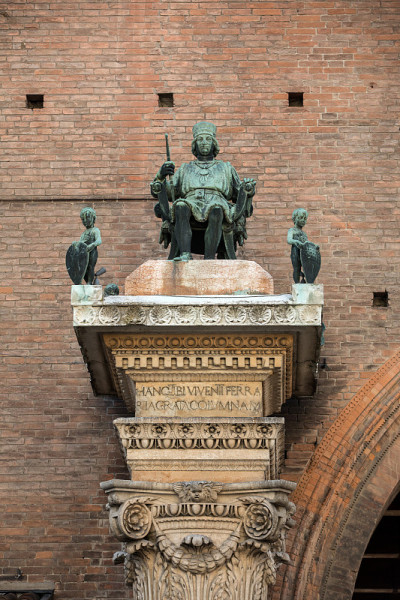 Borso d'Este，费拉公爵，位于意大利费拉拉（艾米利亚-罗马涅）市政厅/市政厅/Corso 