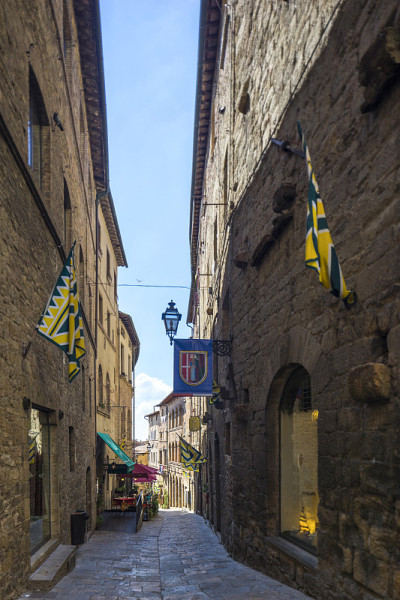 Volterra，意大利-历史建筑和景观