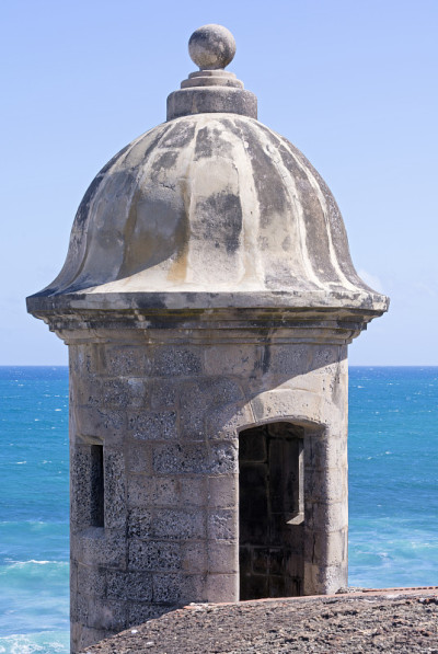 Garita 在圣胡安的 Castillo de San Cristobal