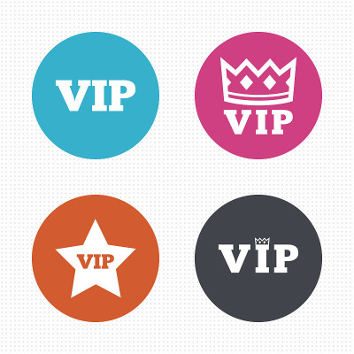 VIP图标。非常重要的人物符号