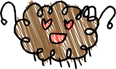 孩子们画的雨云涂鸦