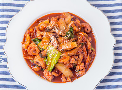 炒鱿鱼——韩国料理