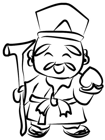 一个可爱的Fukurokuju