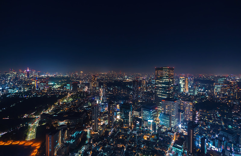 日本东京鸟瞰图