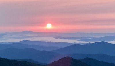 蓝岭日出