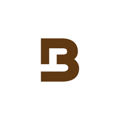 字母B矢量插图机