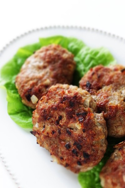 自制肉饼汉堡作为安慰食物