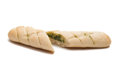 意大利夏巴塔白面包孤立