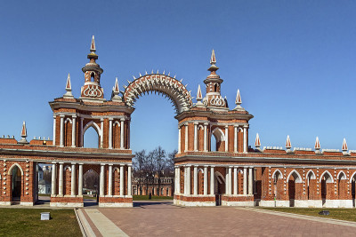 Tsaritsyno公园,莫斯科