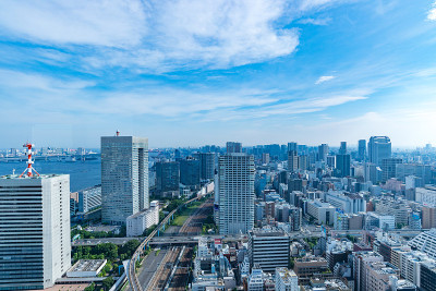 东京的建筑，城市景观，日本的天际线