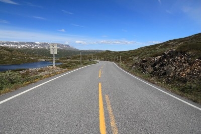挪威风景优美的道路