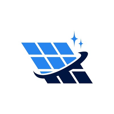 太阳能电池板清洁服务矢量图标插图