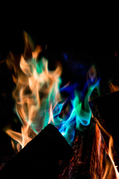 颜色的火