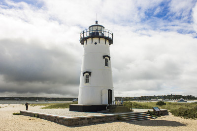 Edgartown Harbor Light，玛莎葡萄园岛，马萨诸塞州