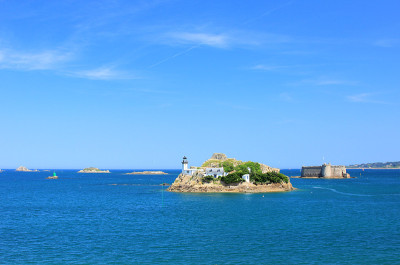 灯塔在路易岛，法国
