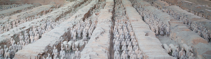 秦朝兵马俑，西安，中国