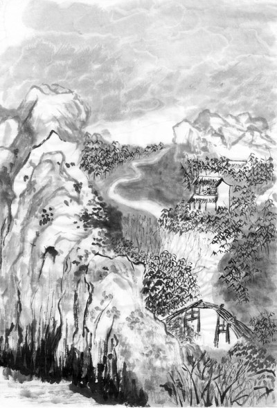 中国画景观