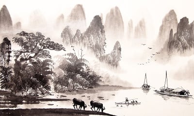 中国水彩画
