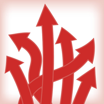 红色箭头