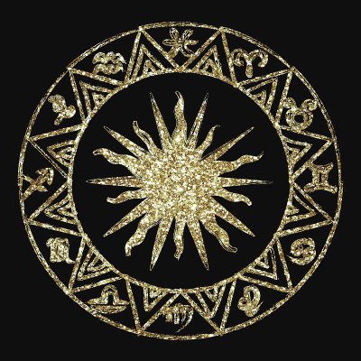 闪闪发光的星座图标
